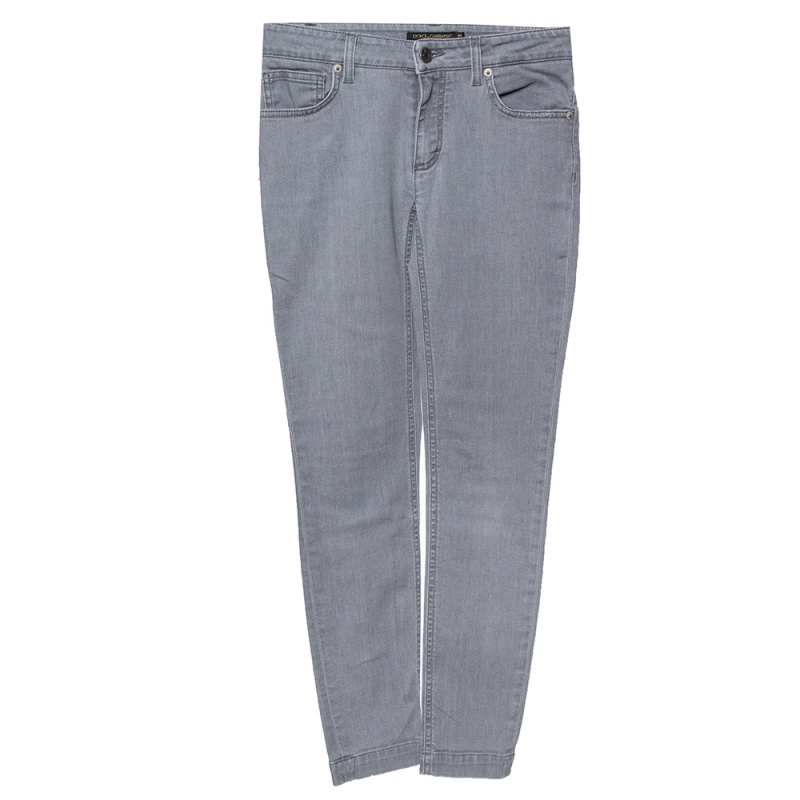 

Dolce & Gabbana Grey Denim Kate Slim Fit Jeans