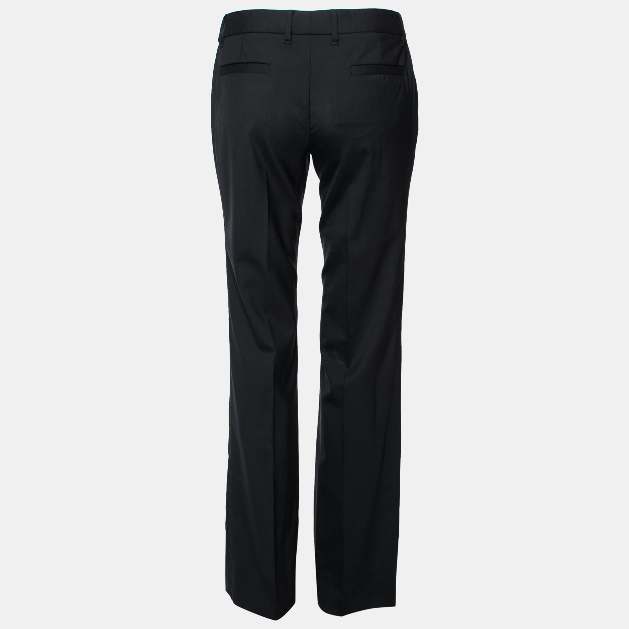 

Dolce & Gabbana Black Wool Tapered Pants