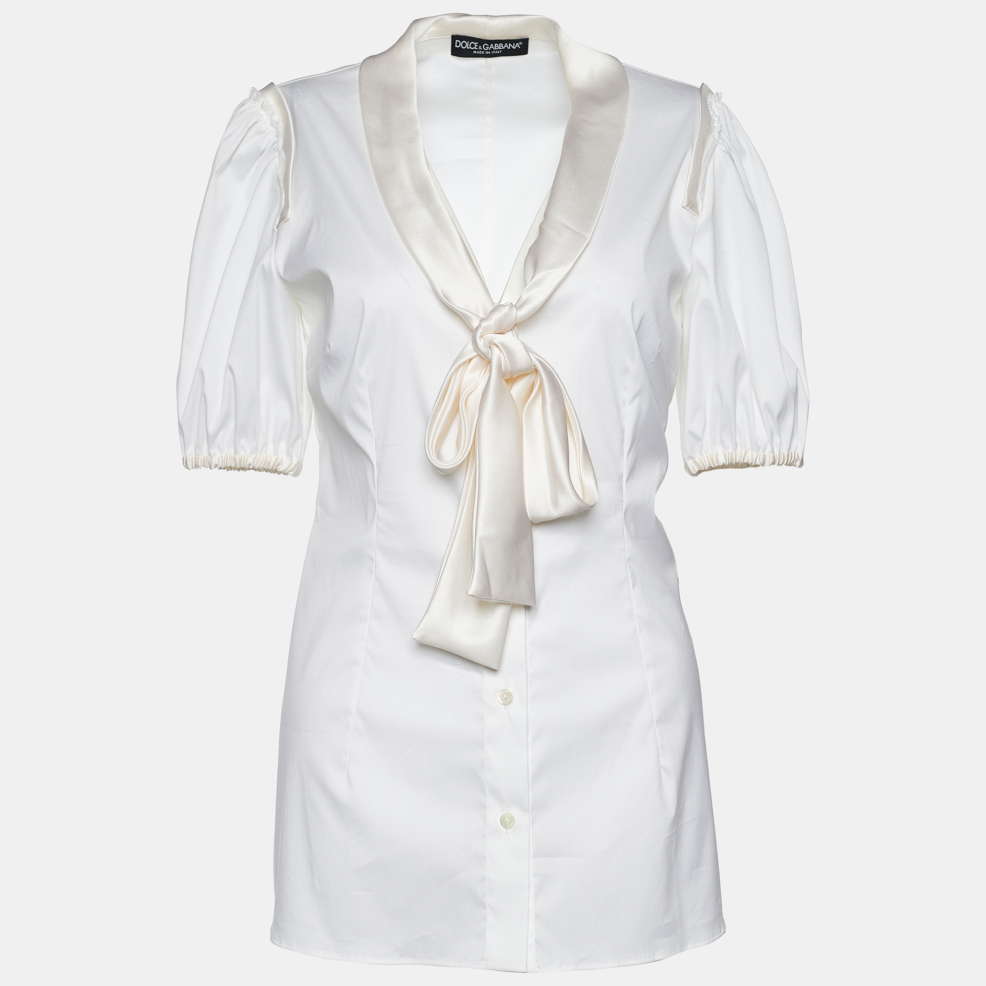 dolce & gabbana white blouse