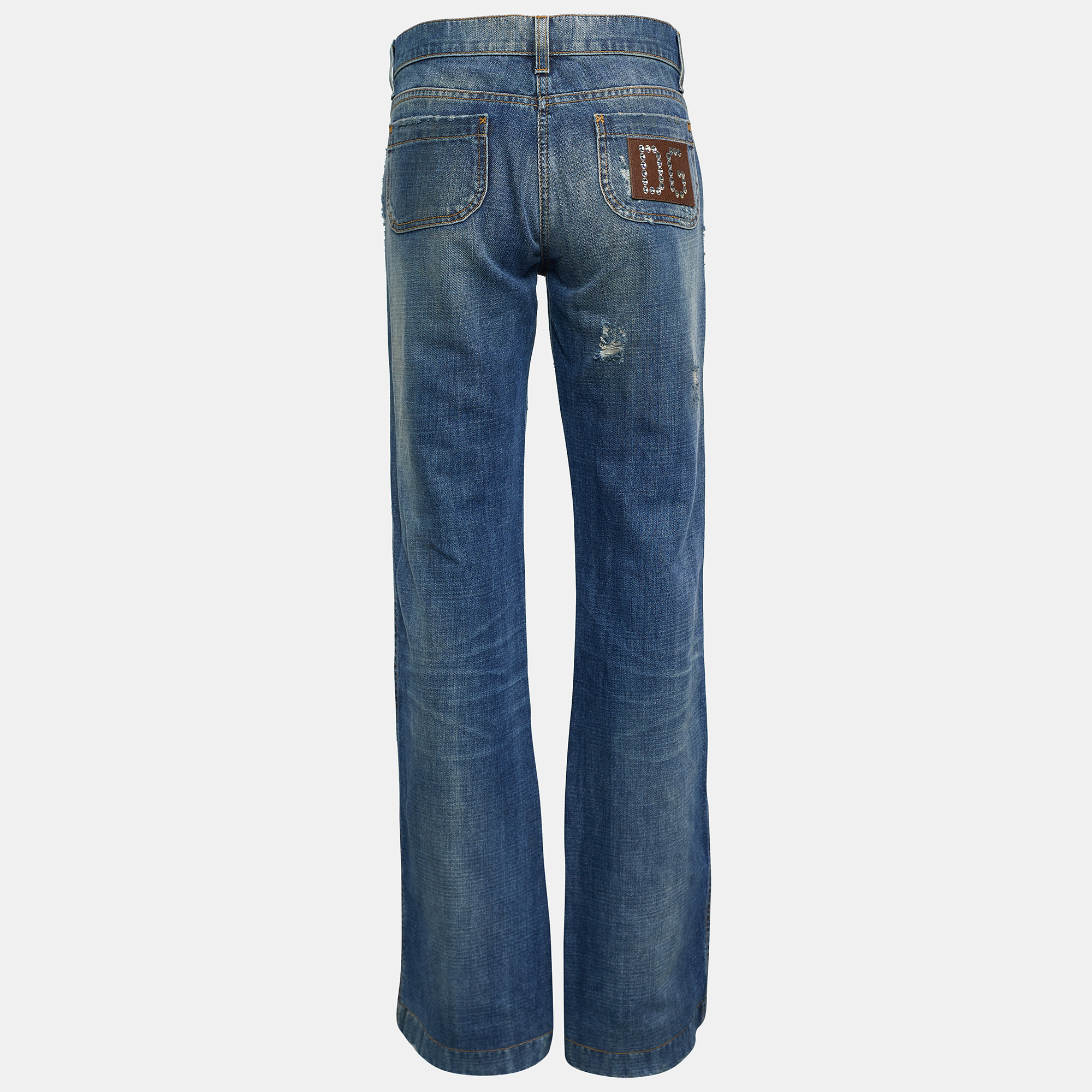 

Dolce & Gabbana Blue Wash Boot Cut Jeans
