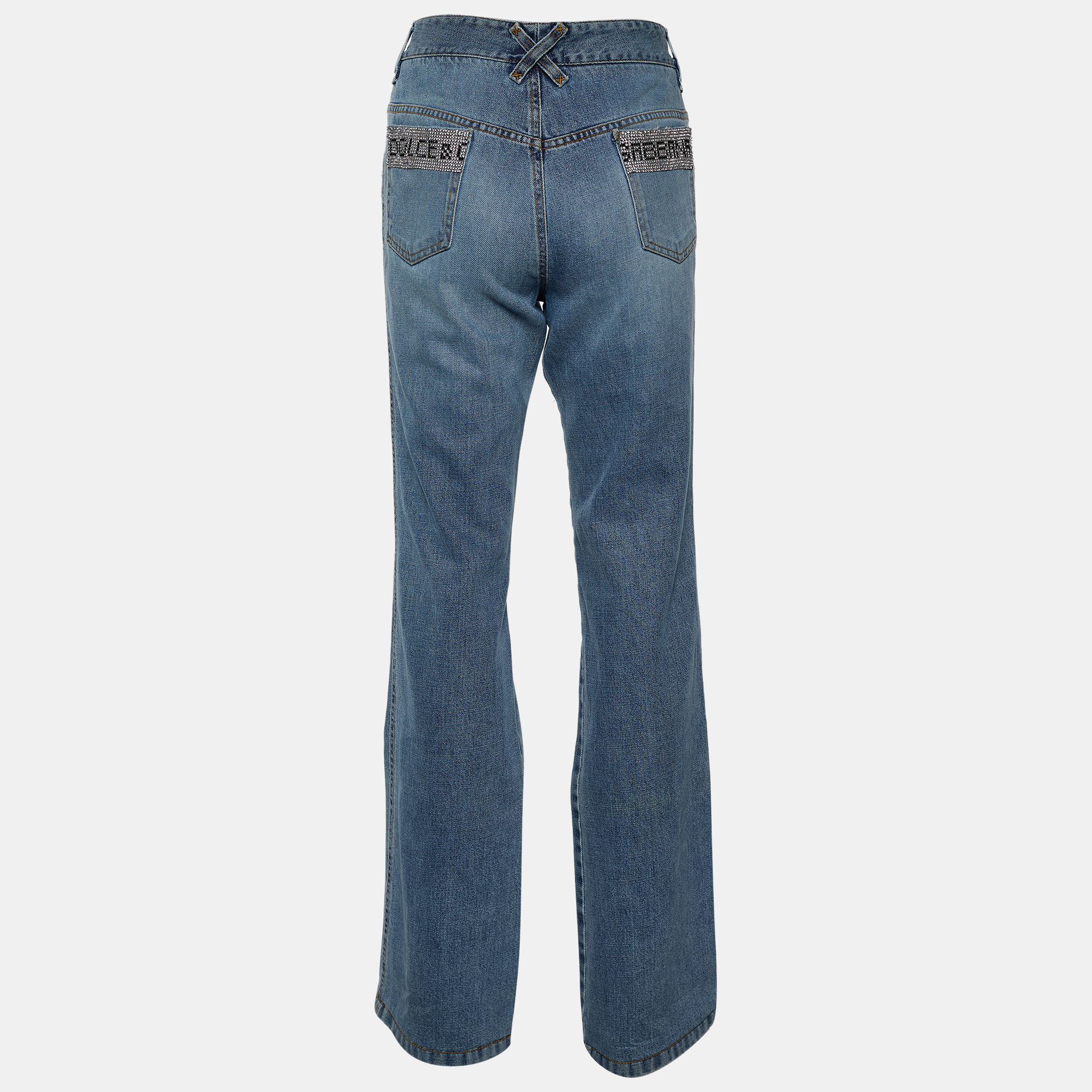

Dolce & Gabbana Blue Wash Denim Boot Cut Jeans /Waist 30