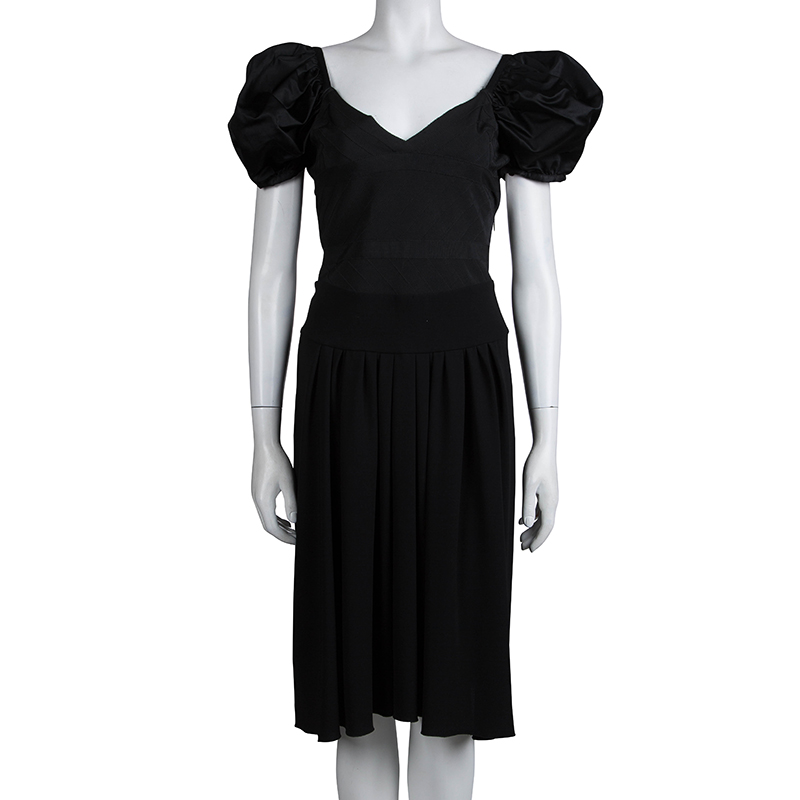 

Prada Black Puffed Sleeve Dress