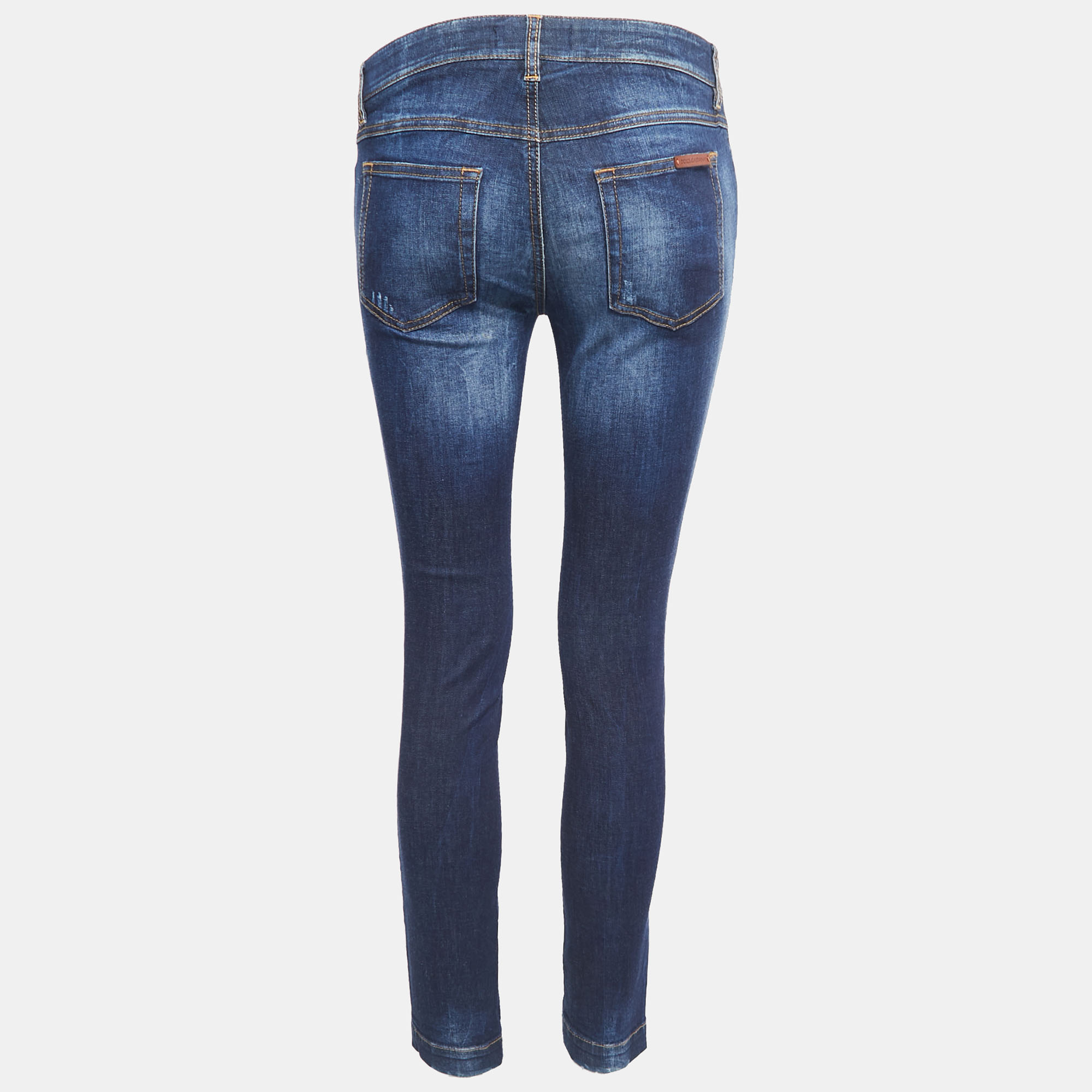 

Dolce & Gabbana Blue Denim Pretty Skinny Jeans  Waist 28