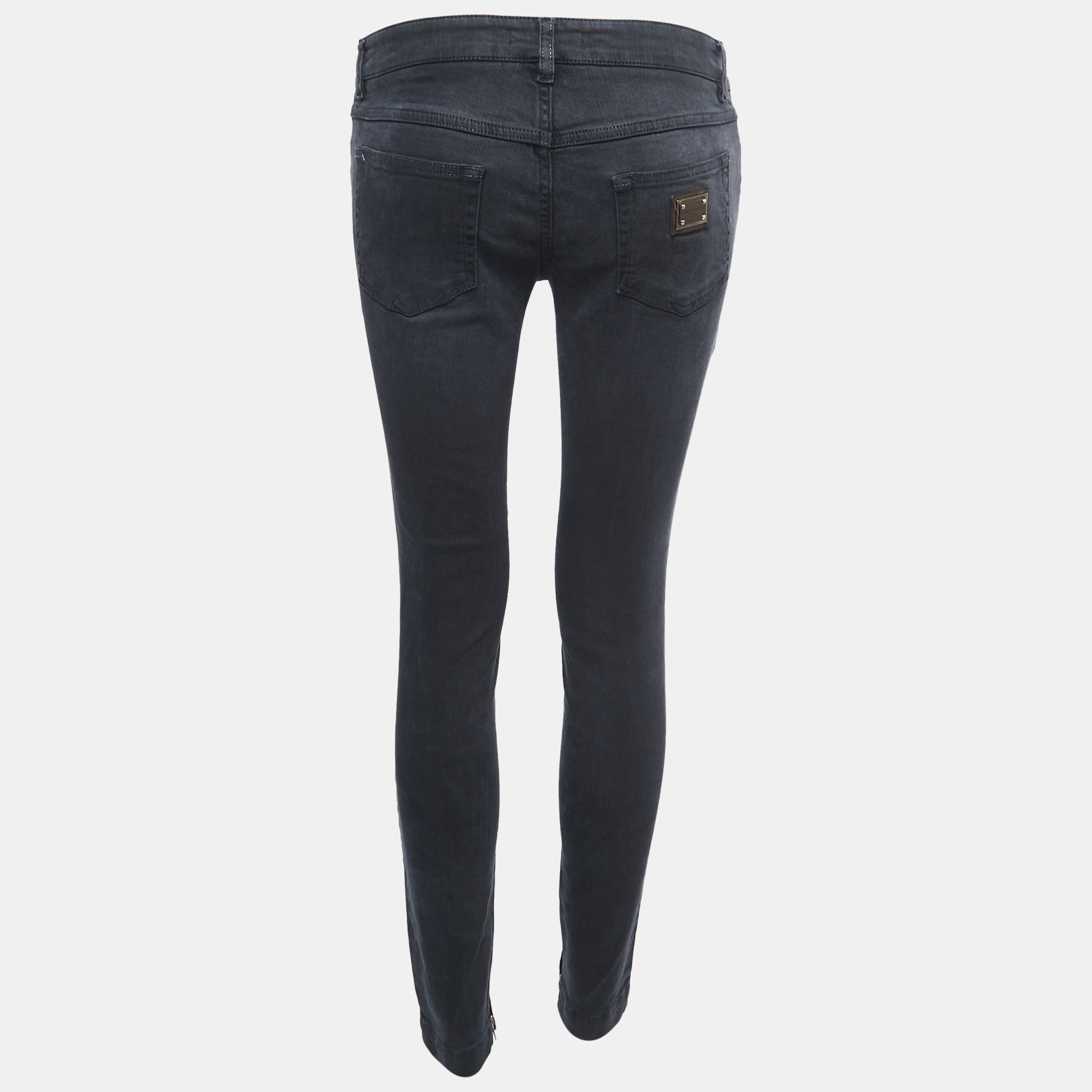 

Dolce & Gabbana Grey Denim Skinny Jeans  Waist 29