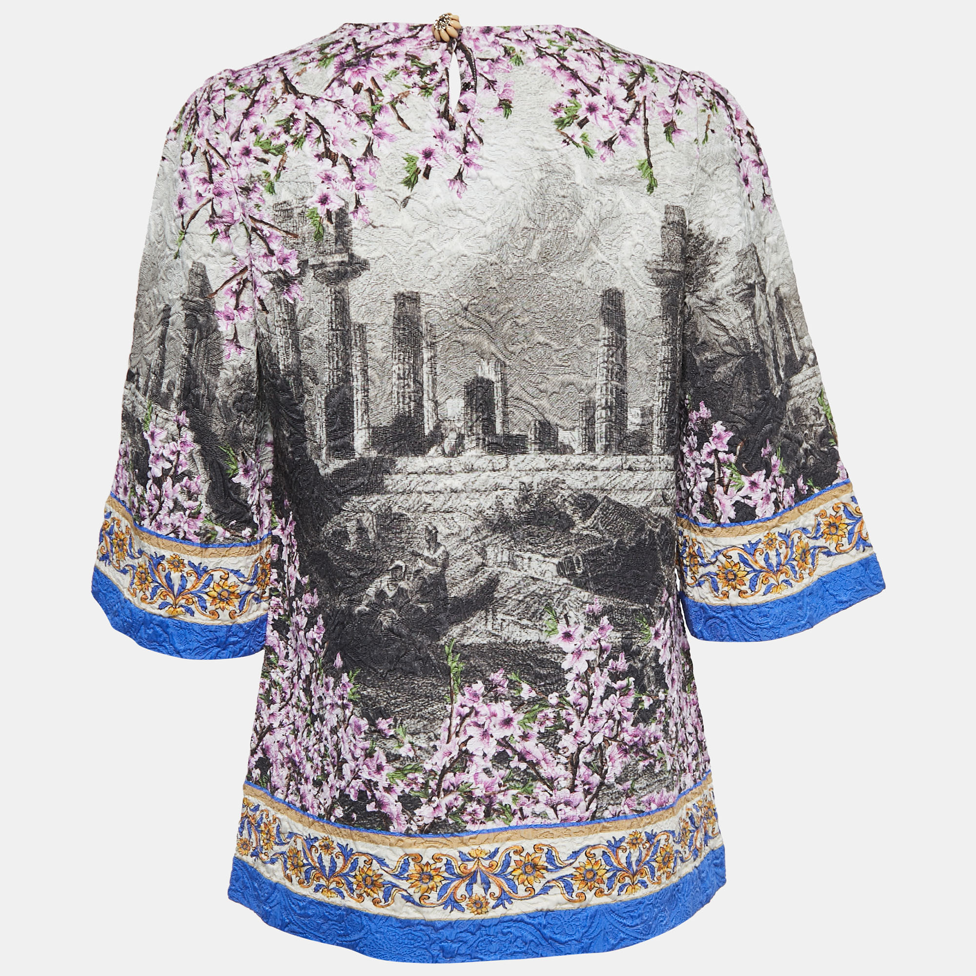 

Dolce & Gabbana Multicolor Patterned Jacquard Top