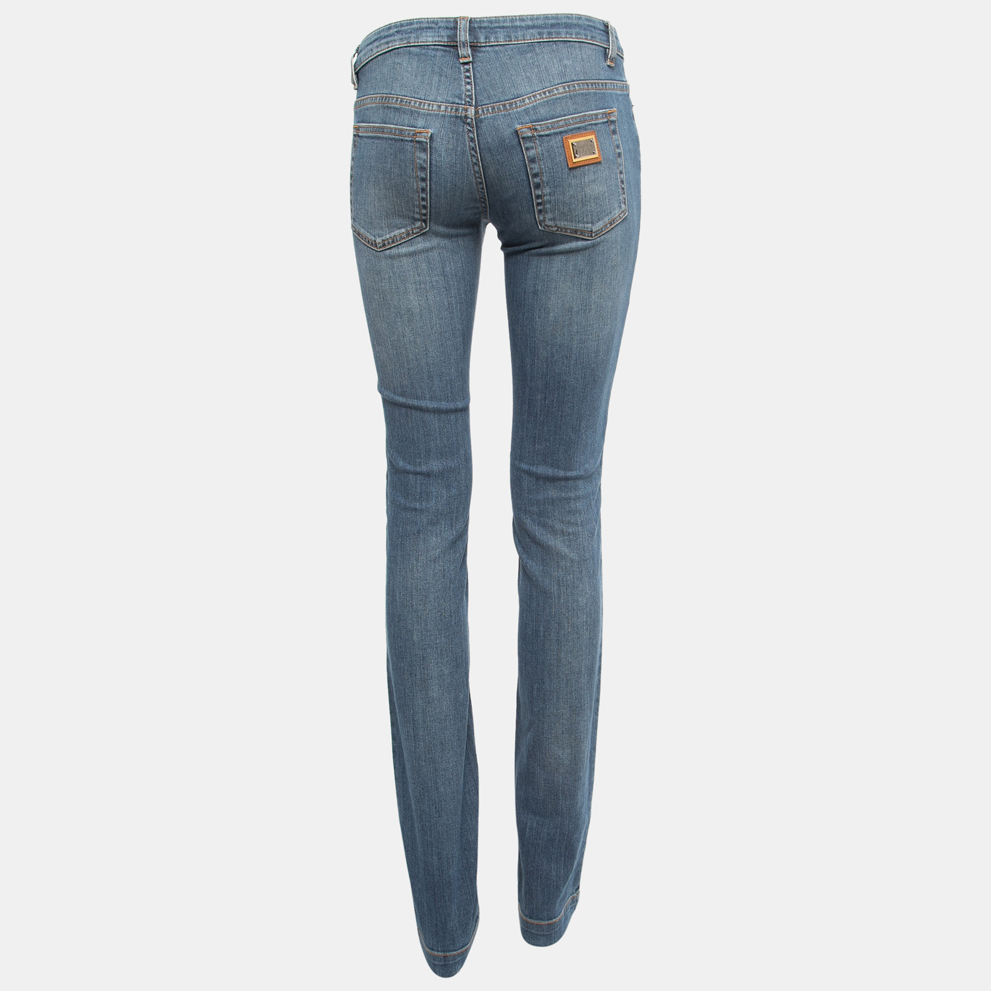 

Dolce & Gabbana Blue Washed Denim Cute Jeans  Waist 28