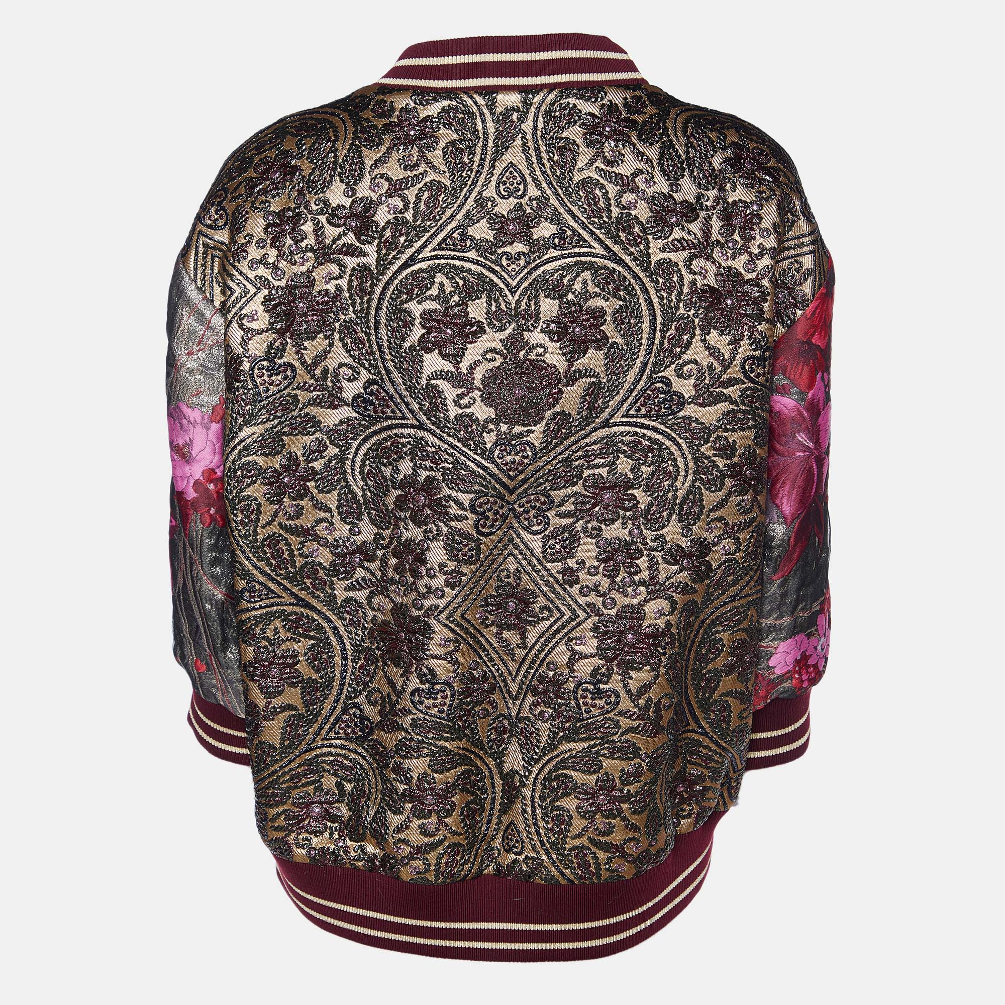 

Dolce & Gabbana Multicolor Lurex Brocade Embellished Sweatshirt