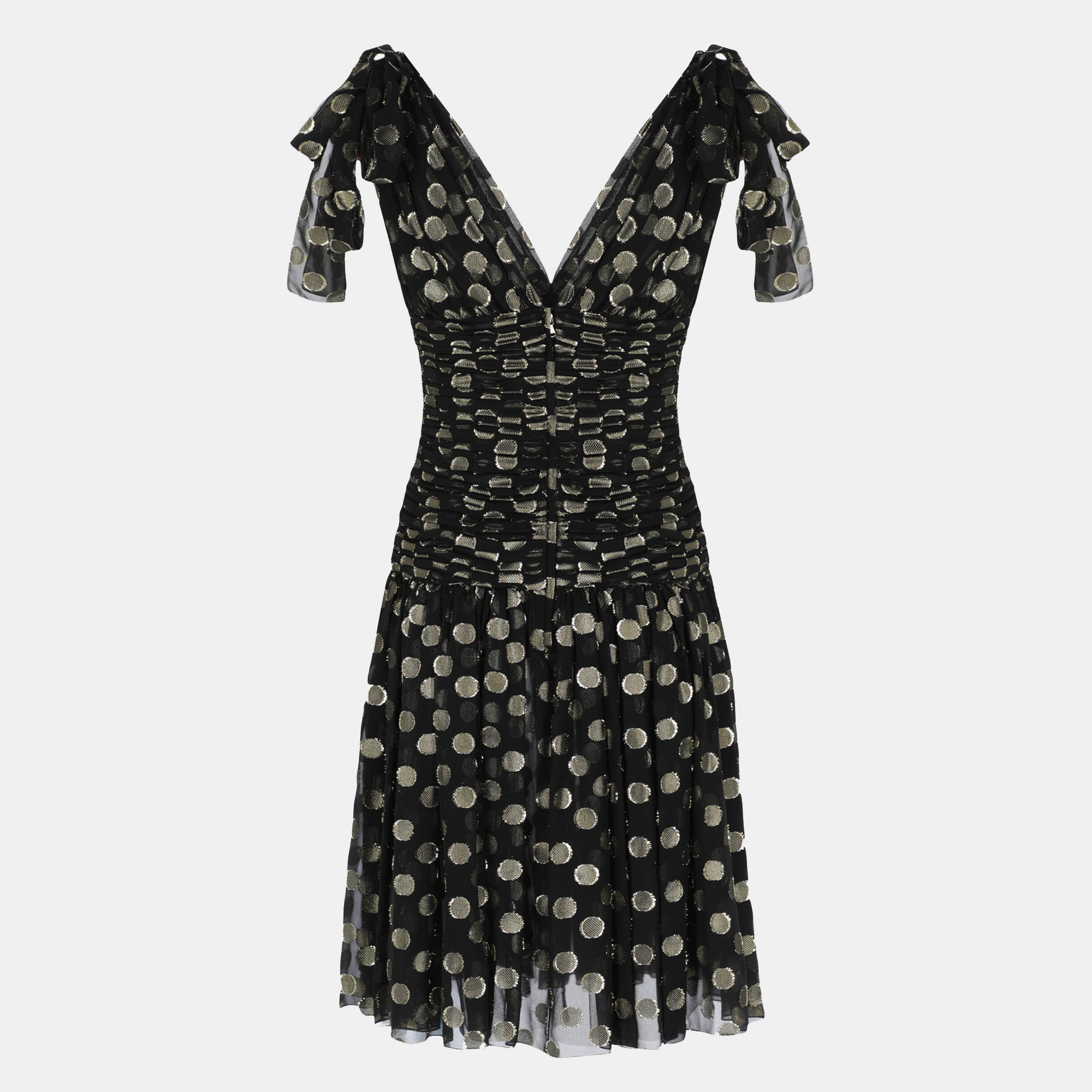 

Dolce & Gabbana Women' Synthetic Fibers Midi Dress - Black