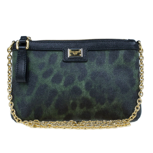 Pre Owned Dolce and Gabbana Animal Print Crossbody