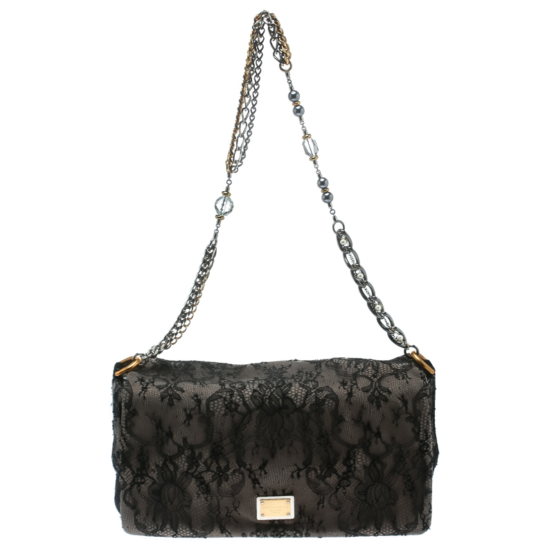 black lace bag