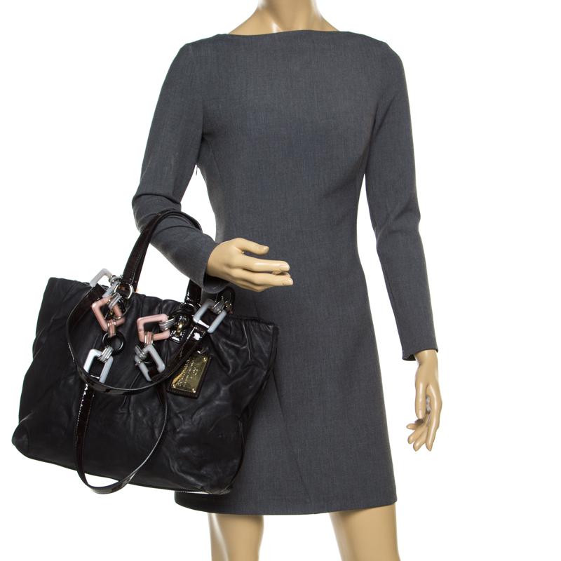 

Dolce and Gabbana Black Leather Tote