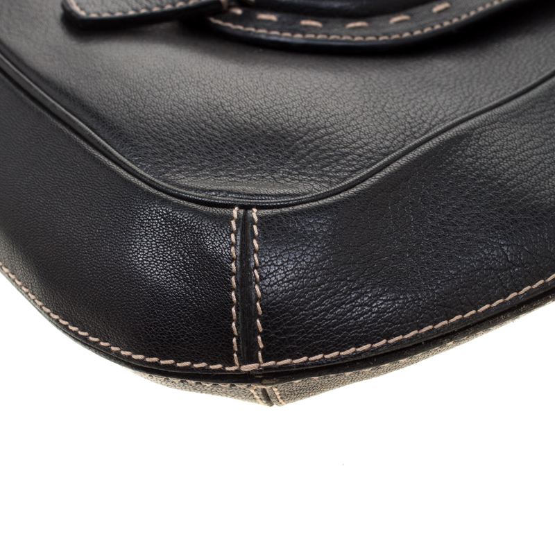 Pre-owned Dolce & Gabbana Black Leather Shoulder Bag