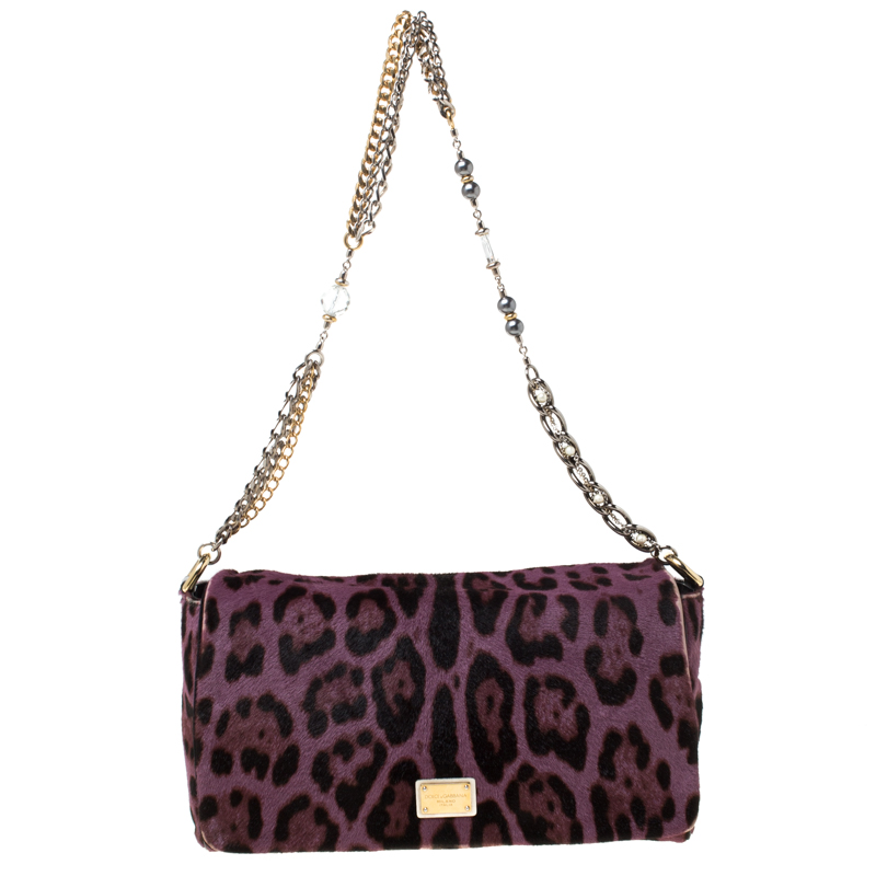 dolce & gabbana leopard print bag