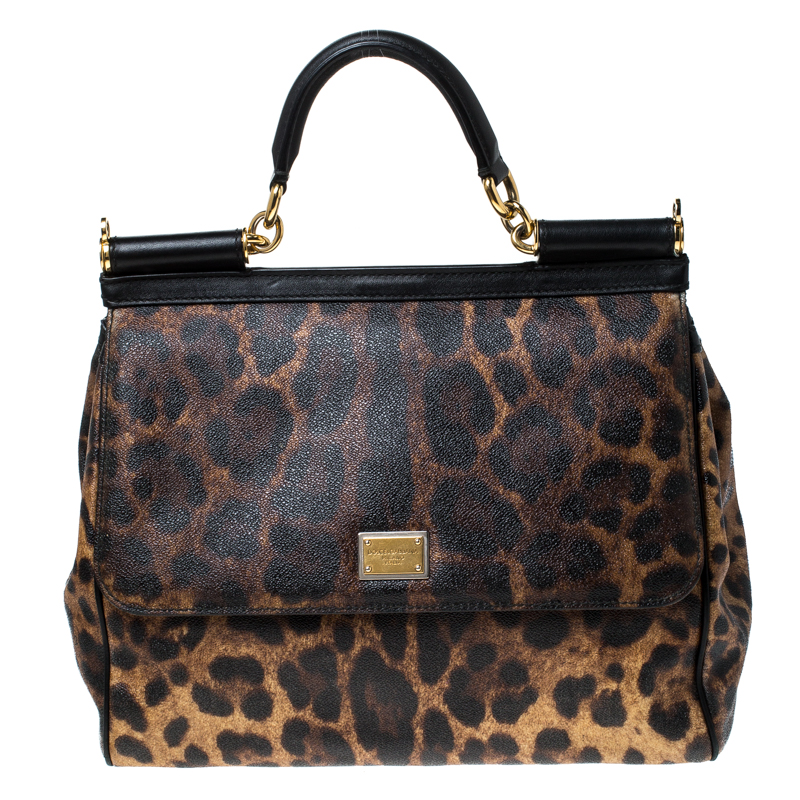 dolce gabbana animal print bag