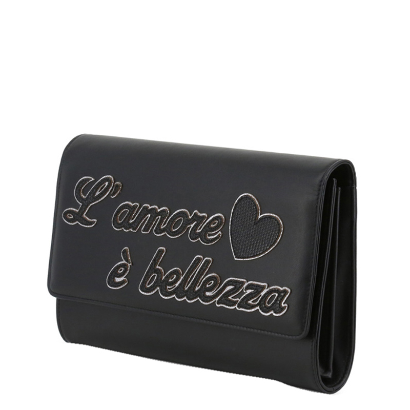 

Dolce & Gabbana Black Leather Wallet