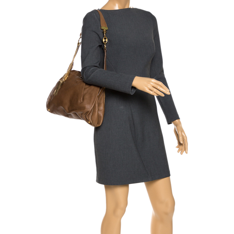 

Dolce & Gabbana Brown Leather Frame Bag