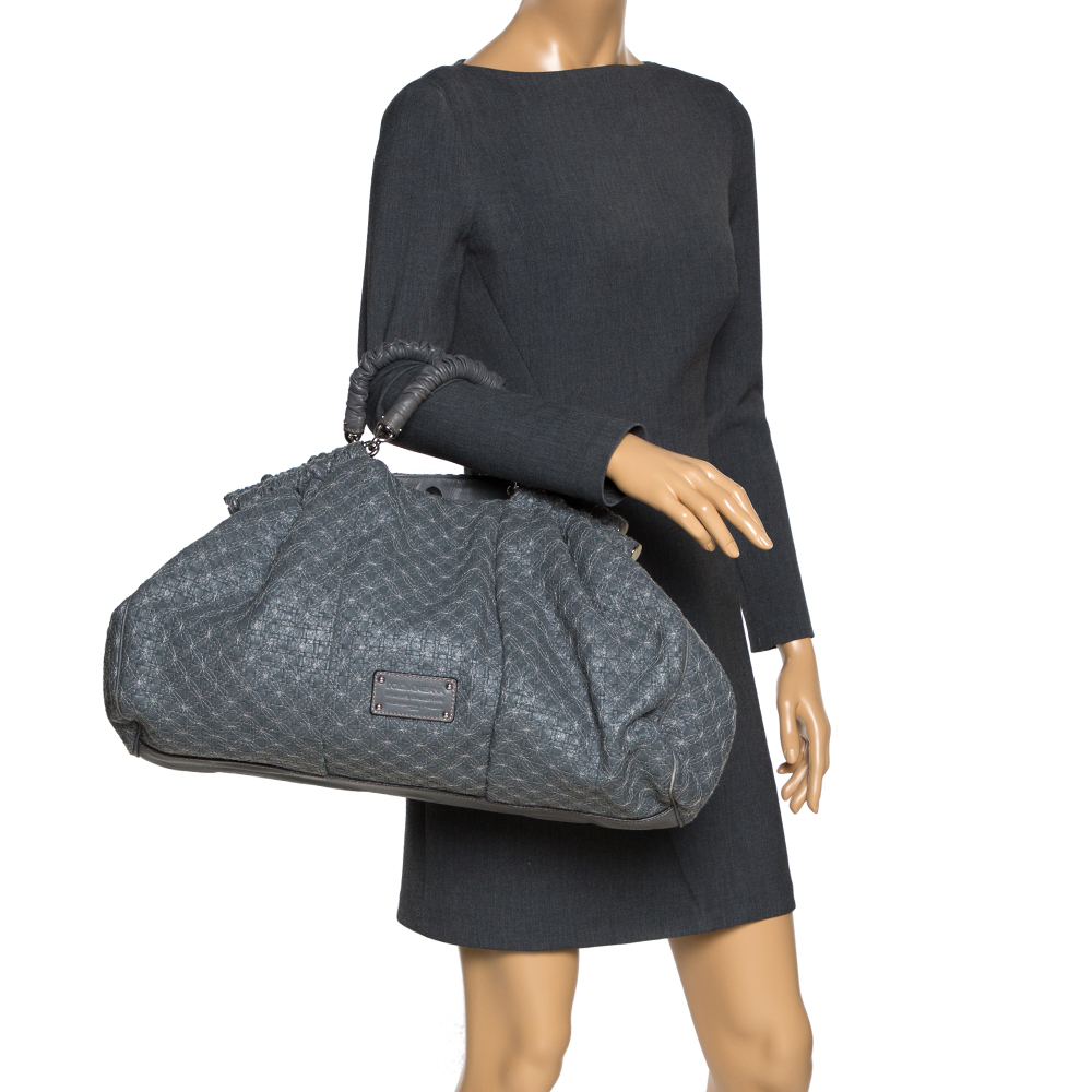 

Dolce & Gabbana Grey Leather Miss Lexington Tote