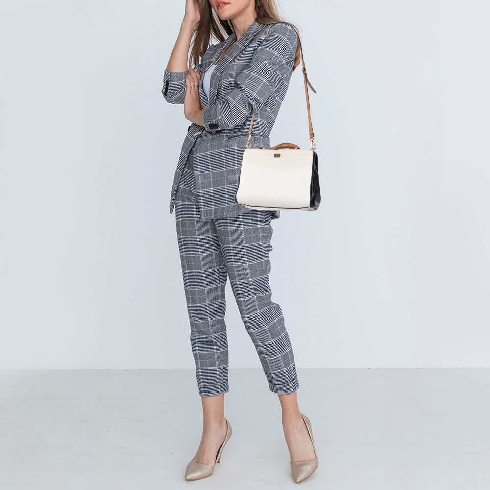 

Dolce & Gabbana Multicolor Leather Sicily Double Zip Top Handle Bag