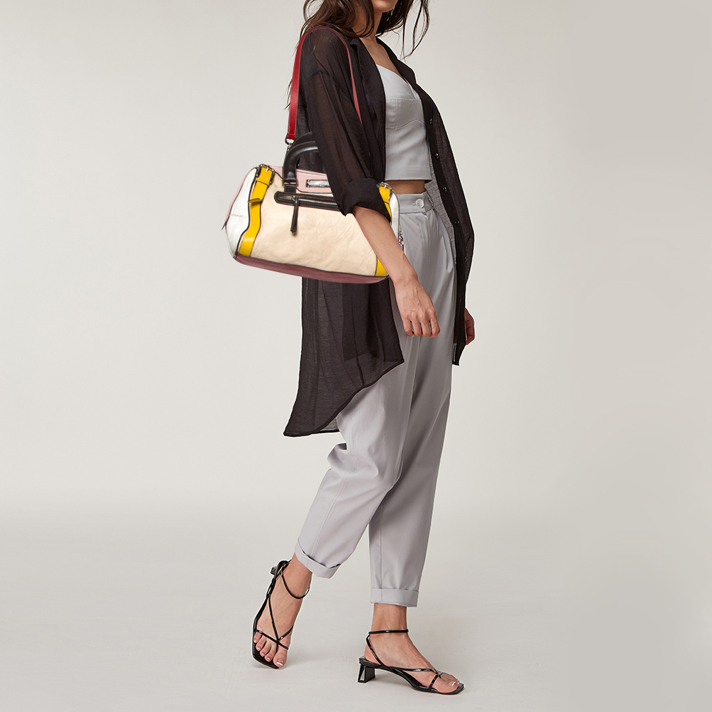 

Dolce & Gabbana Multicolor Leather Miss Easy Way Satchel