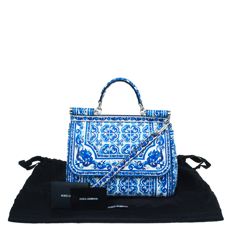 dolce and gabbana blue bag