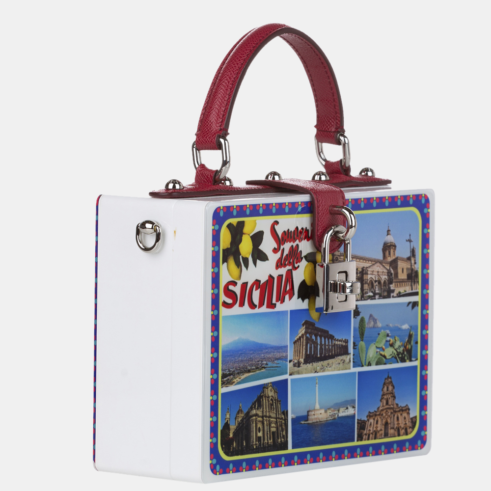 

Dolce & Gabbana Multicolor Souvenir Della Sicilia Box Bag