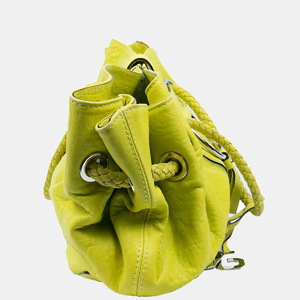 

Dolce & Gabbana Green Leather Vintage Bag