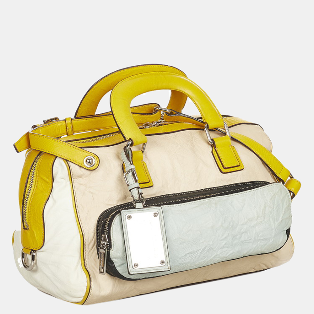 

Dolce & Gabbana Multicolor Leather Miss Pocket Shoulder Bag