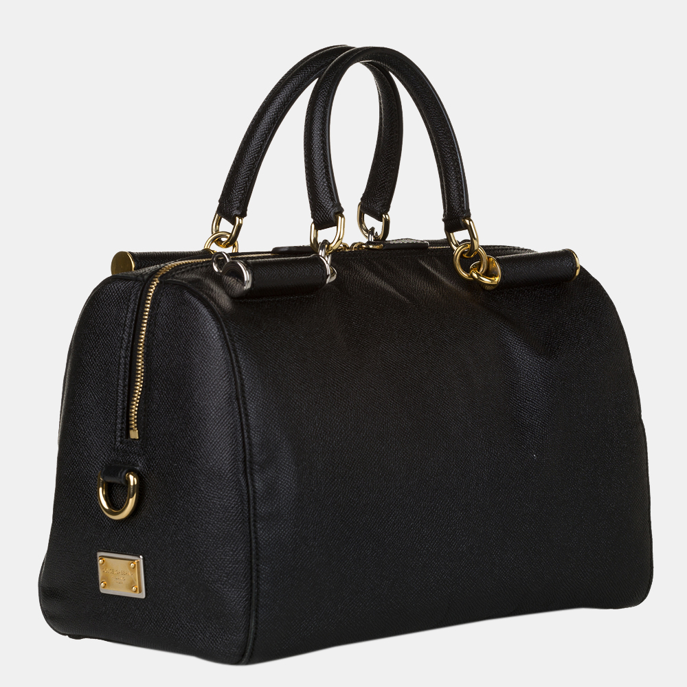 

Dolce & Gabbana Black Leather Satchel