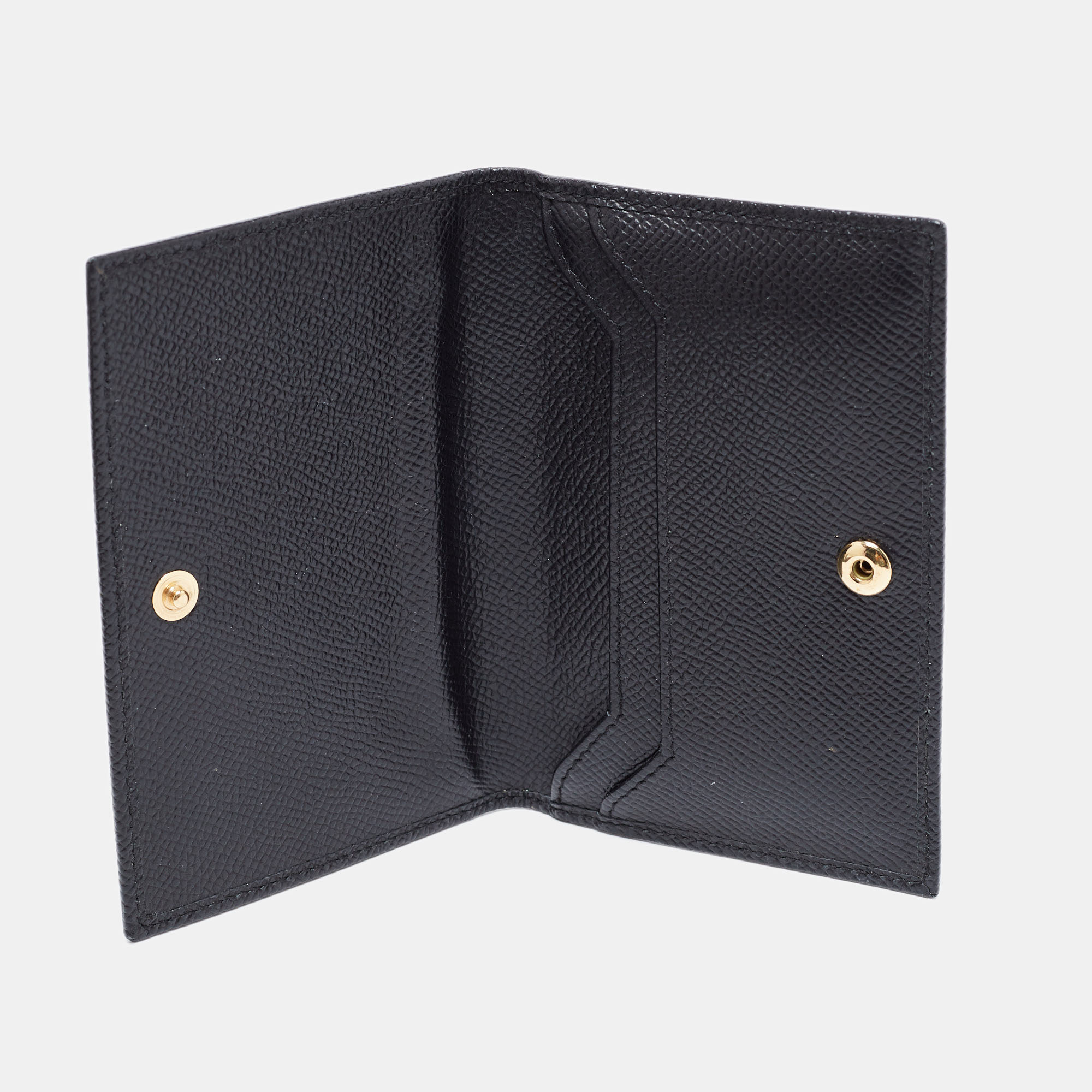 

Dolce & Gabbana Black Leather Bifold Wallet