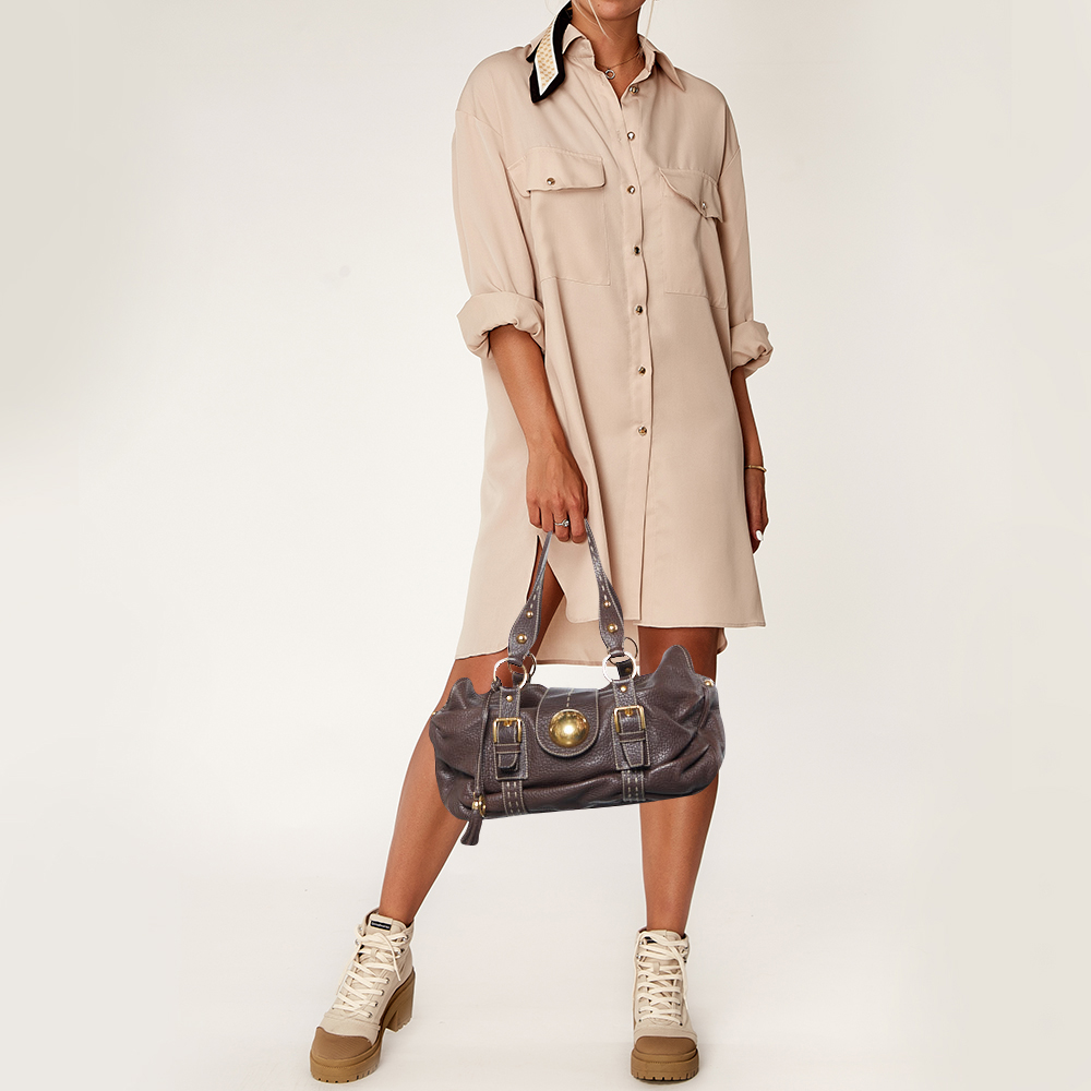 

Dolce & Gabbana Brown Leather Satchel