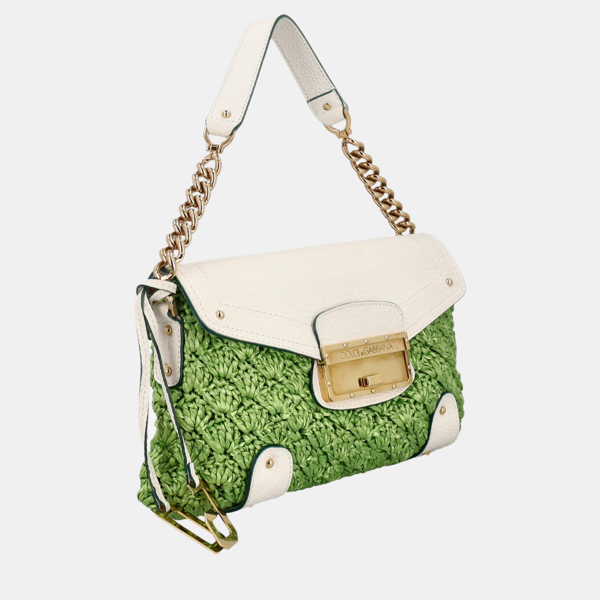 

Dolce & Gabbana Women's Synthetic Fibers Shoulder Bag - Green