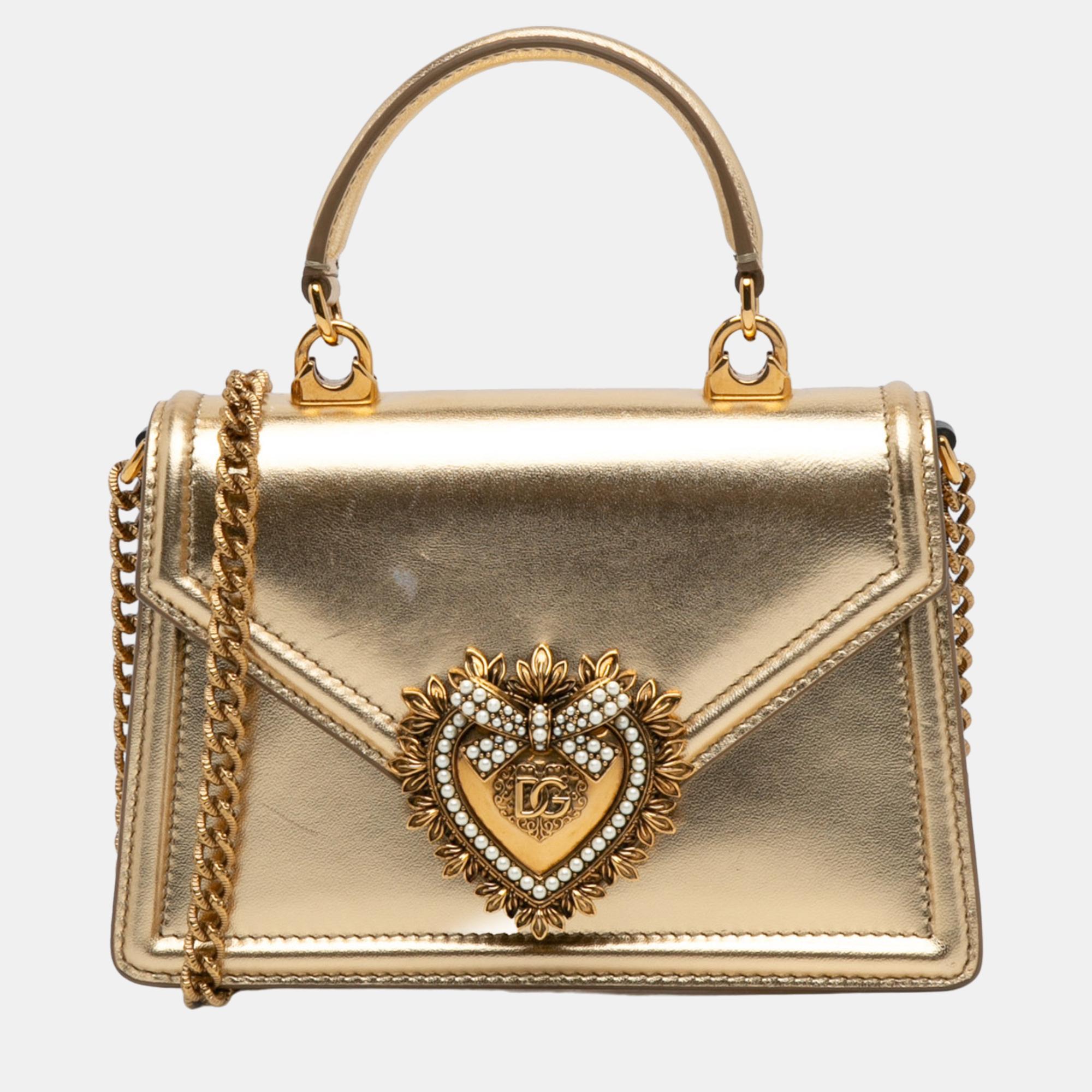 

Dolce & Gabbana Gold Devotion Bag