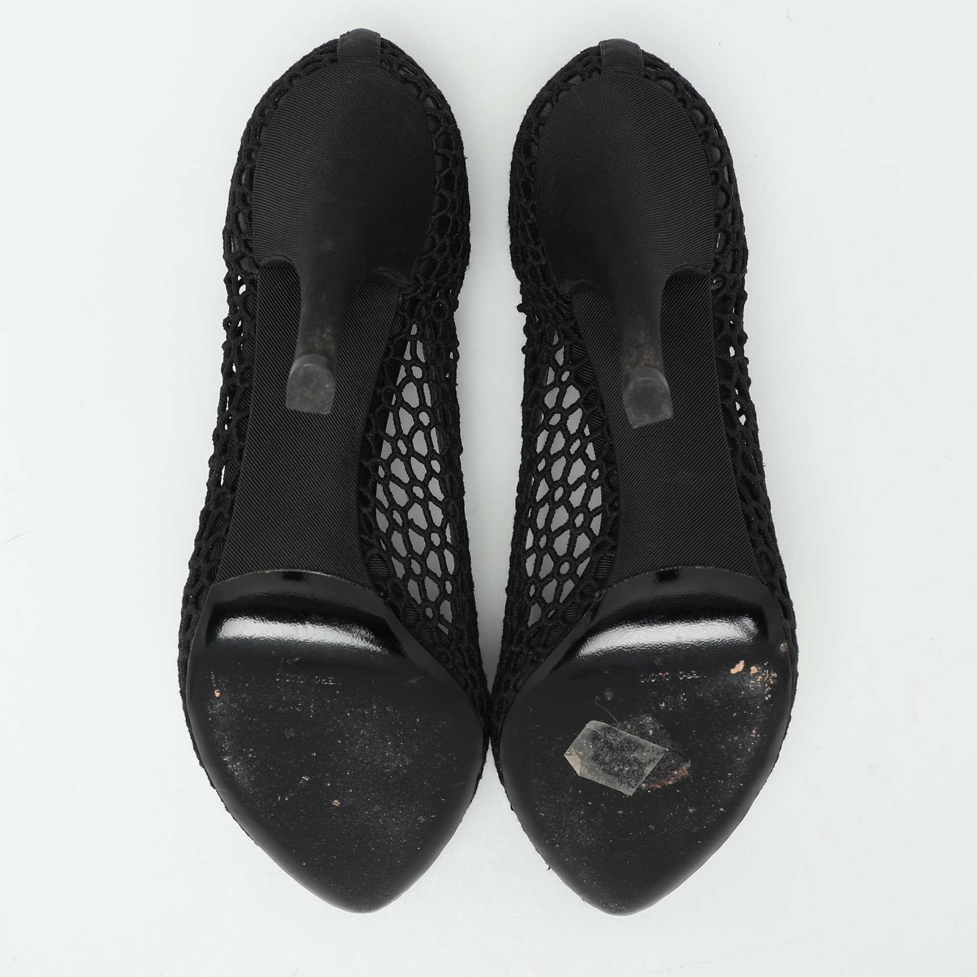 Dolce & Gabbana Black Crochet Pumps Size 39 