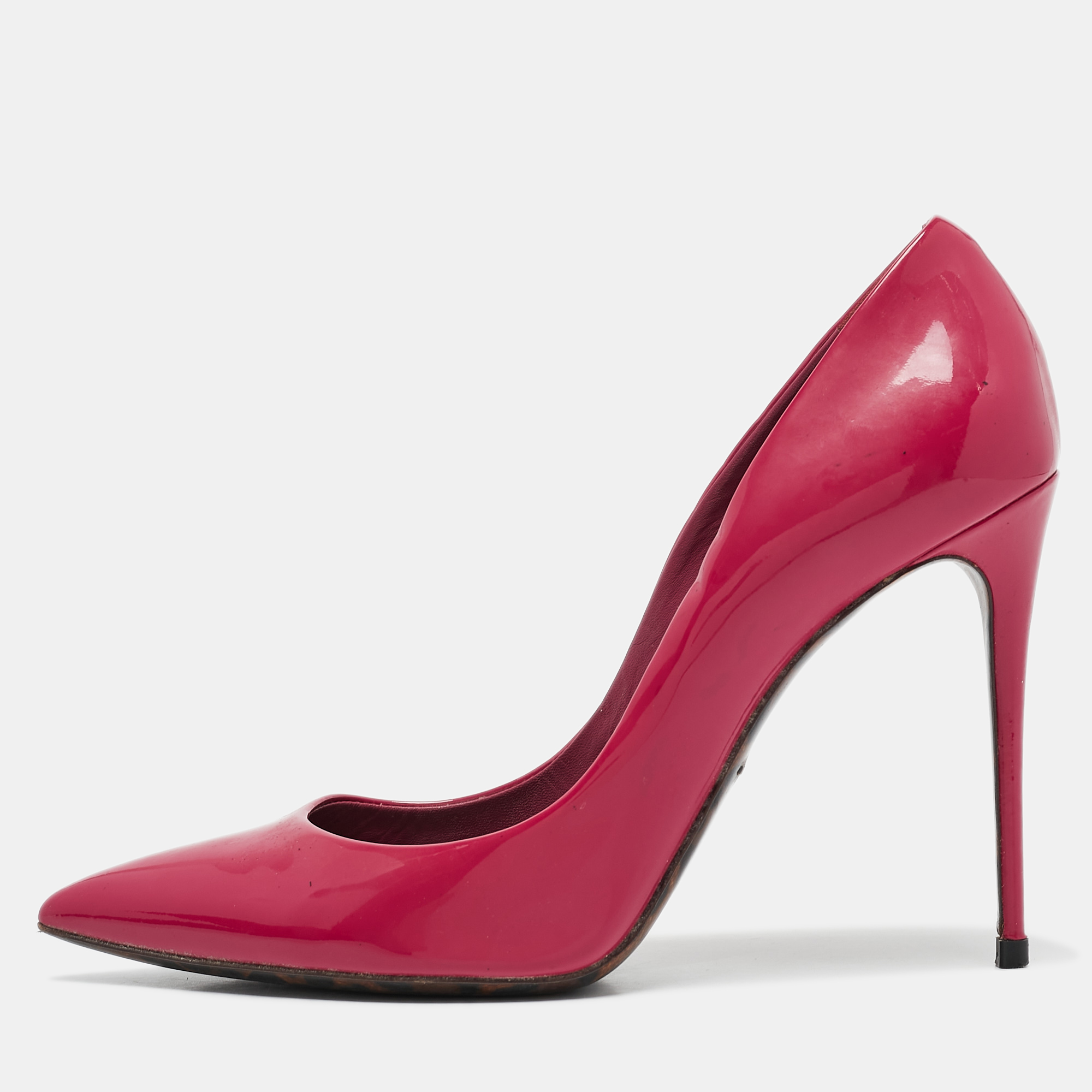 

Dolce & Gabbana Red Patent Leather Pointed Toe Pumps Size