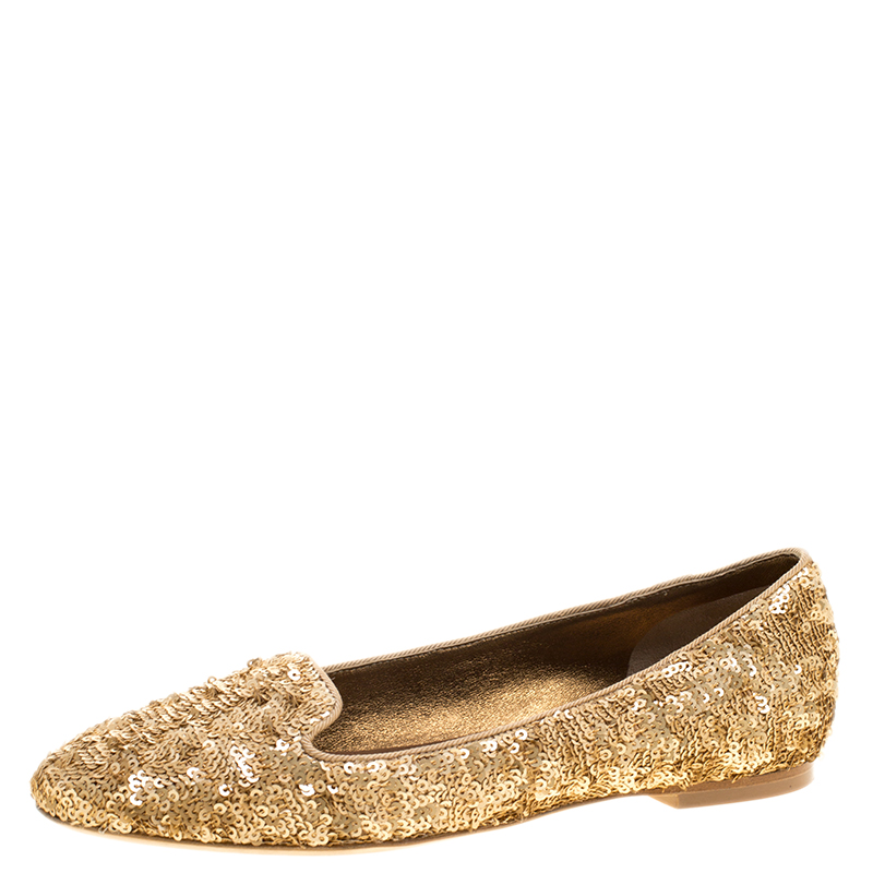 dolce & gabbana gold shoes