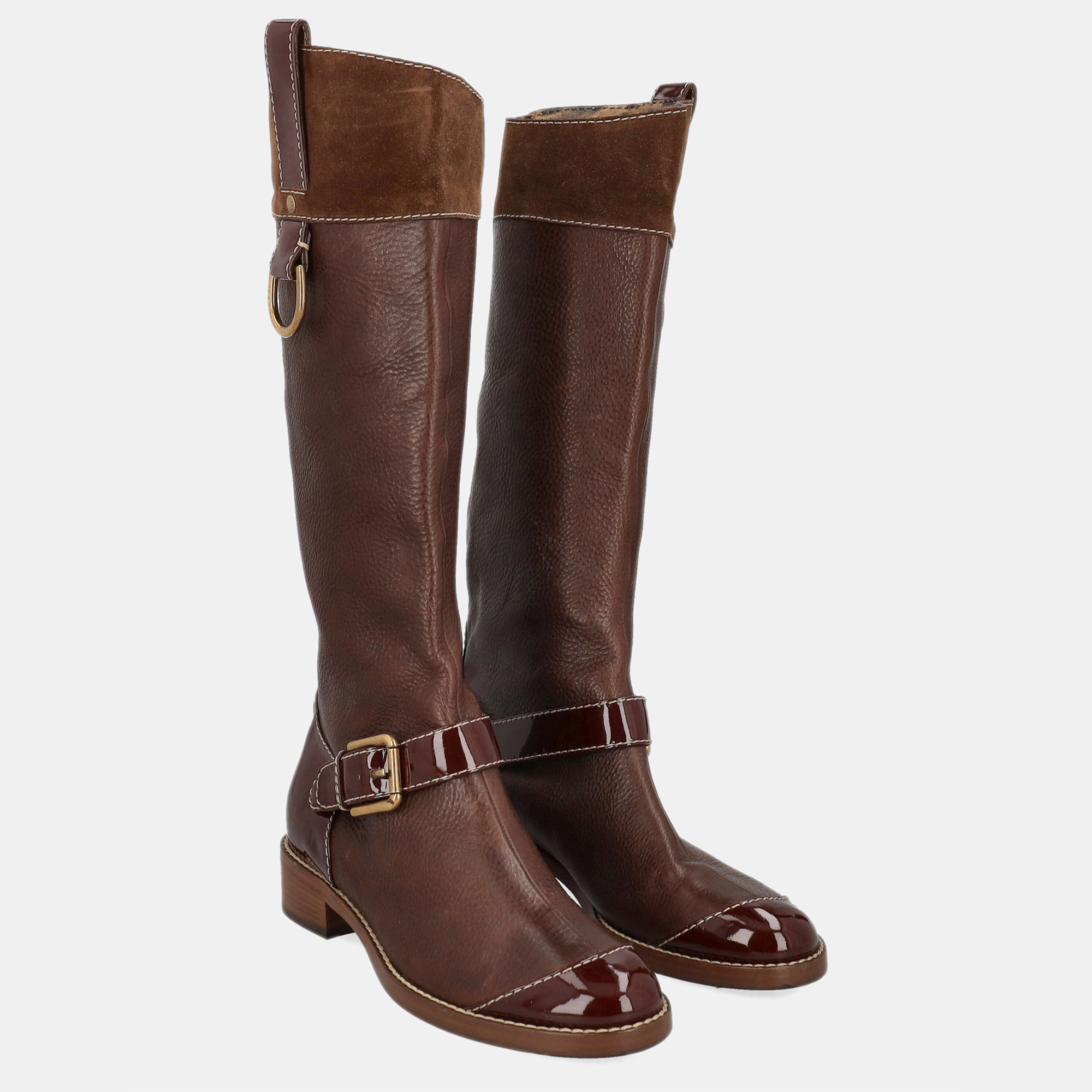 

Dolce & Gabbana Women's Leather Boots - Brown - EU