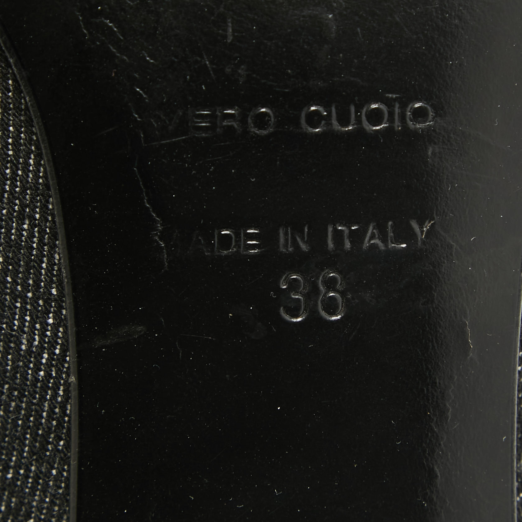 Dolce & Gabbana Black Denim Pumps Size 38 