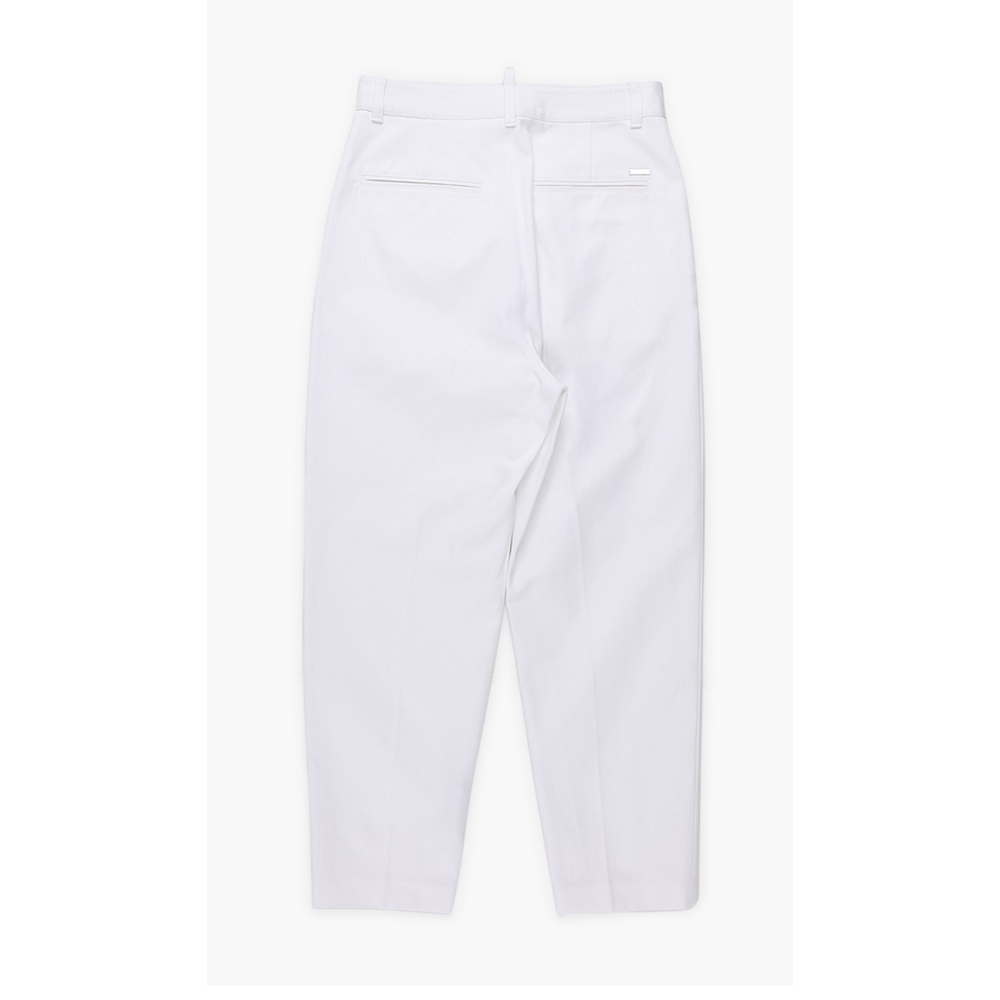 

Dsquared2 White Plain Cotton Pants  (40