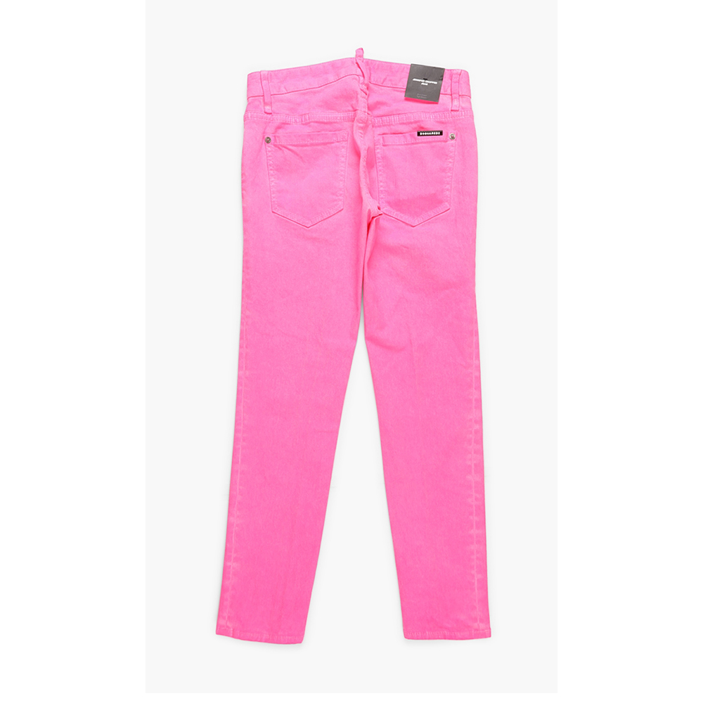 

Dsquared2 Pink Jennifer Cropped Jeans  (36