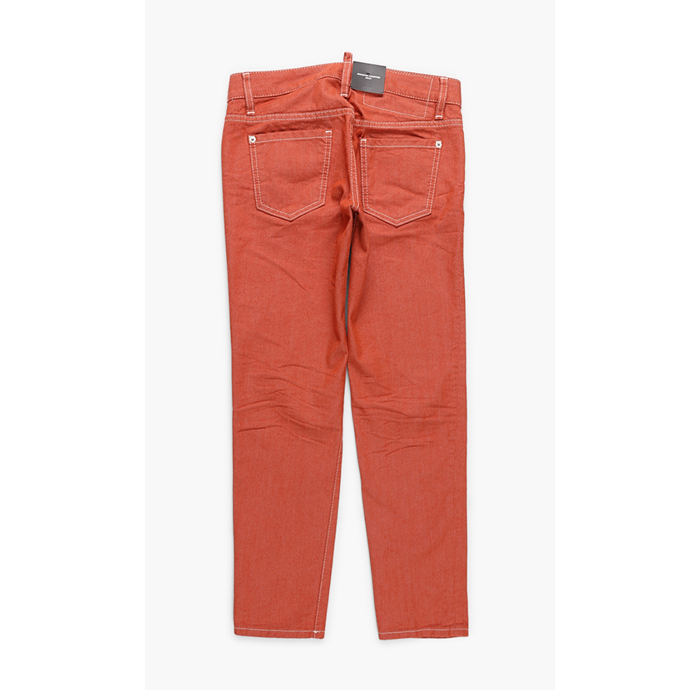 

Dsquared2 Orange Jennifer Cropped Jeans  (38