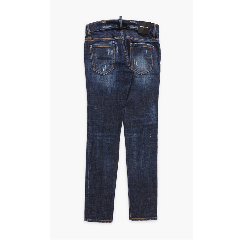 

Dsquared2 Blue Jennifer Cropped Jeans  (36