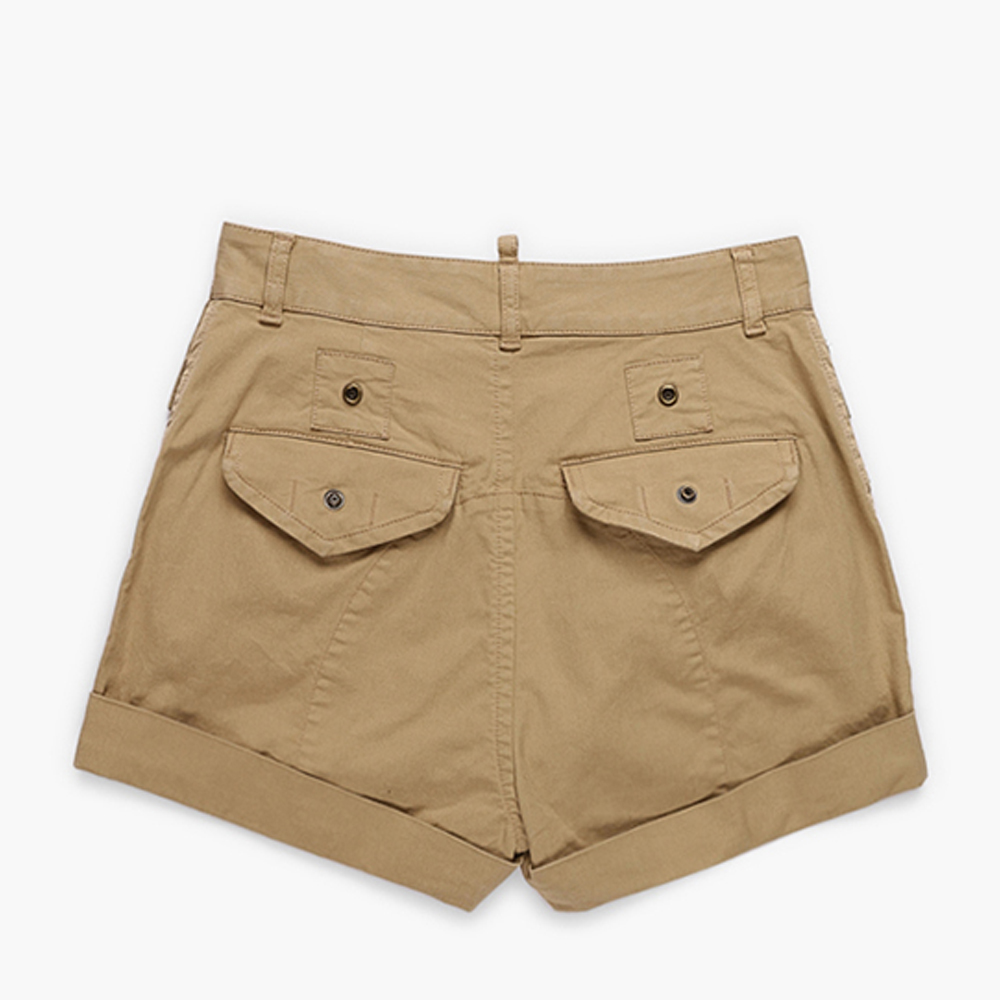 

Dsquared2 Beige Snap-Pocket Shorts  (38