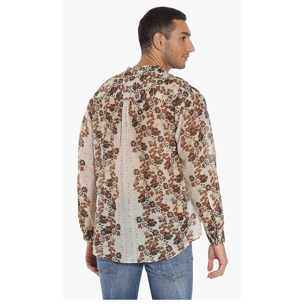 

Dsquared2 0 Floral Print Long Sleeves Shirt  (IT 48, Multicolor