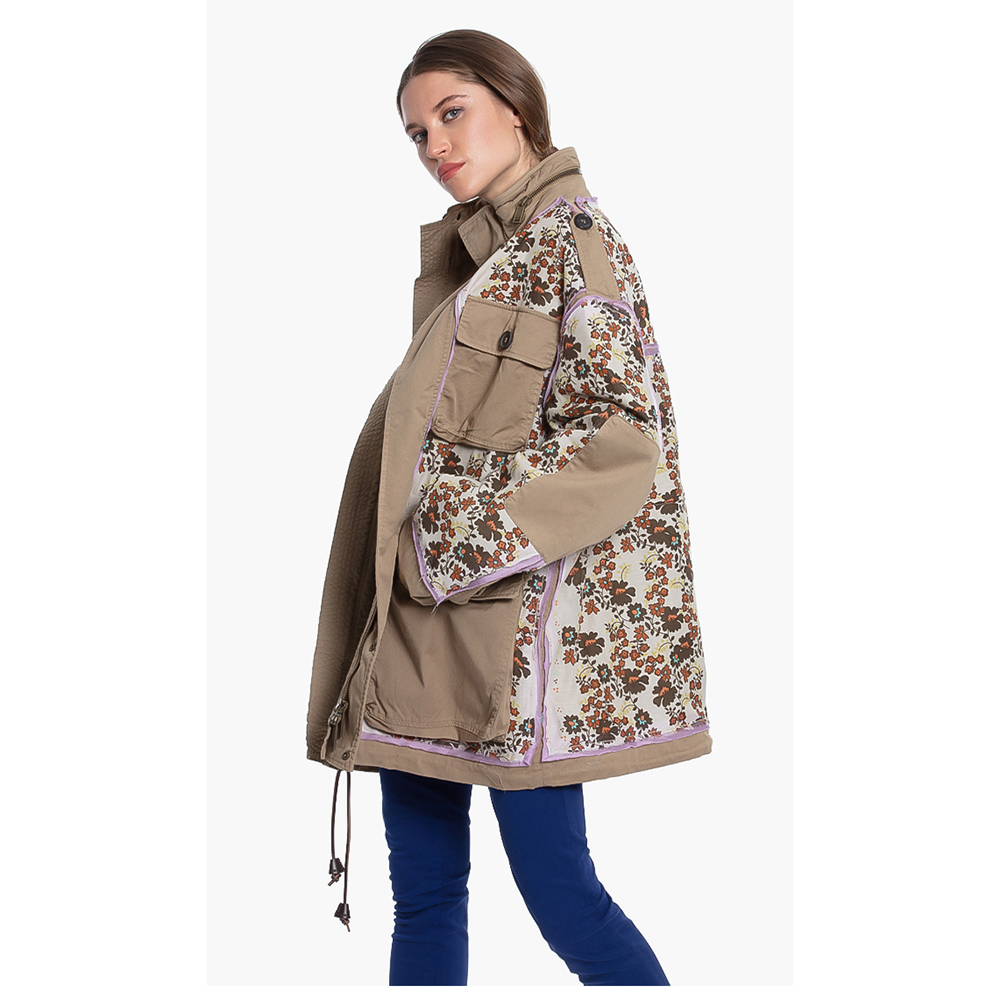 

Dsquared2 Multi_Color Floral Print Jacket  (IT 40, Multicolor