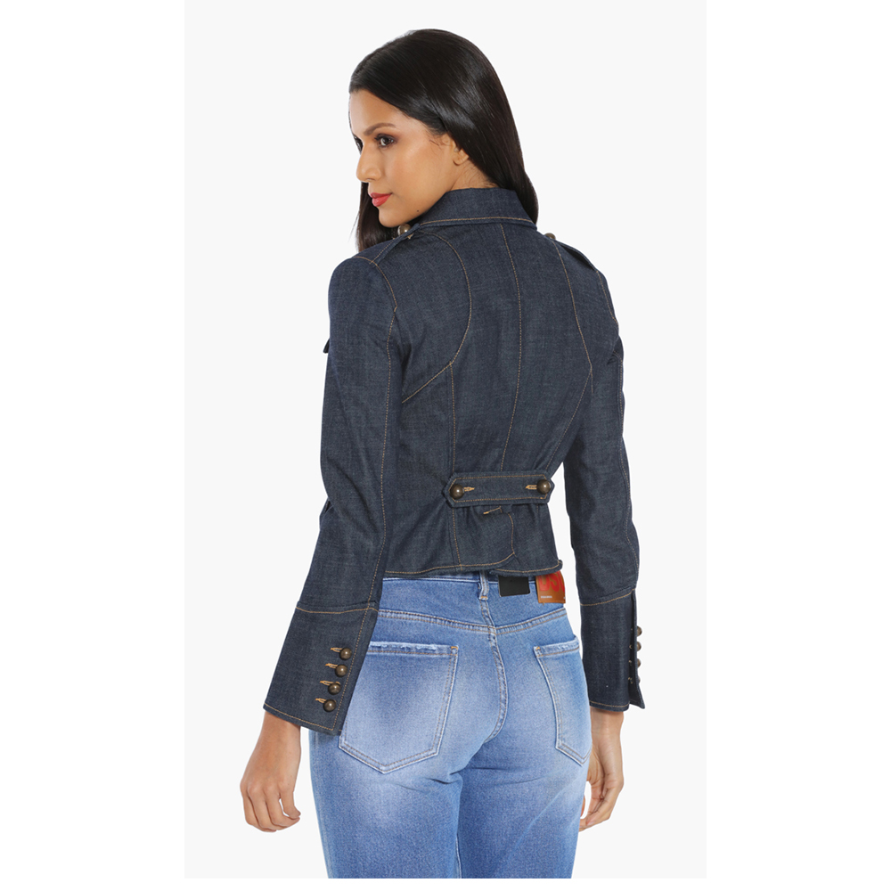 

Dsquared2 Blue Multi-Pocket Jacket  (IT 42