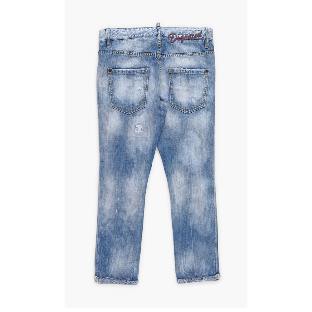 

Dsquared2 Blue Cool Girl Cropped Jeans  (34