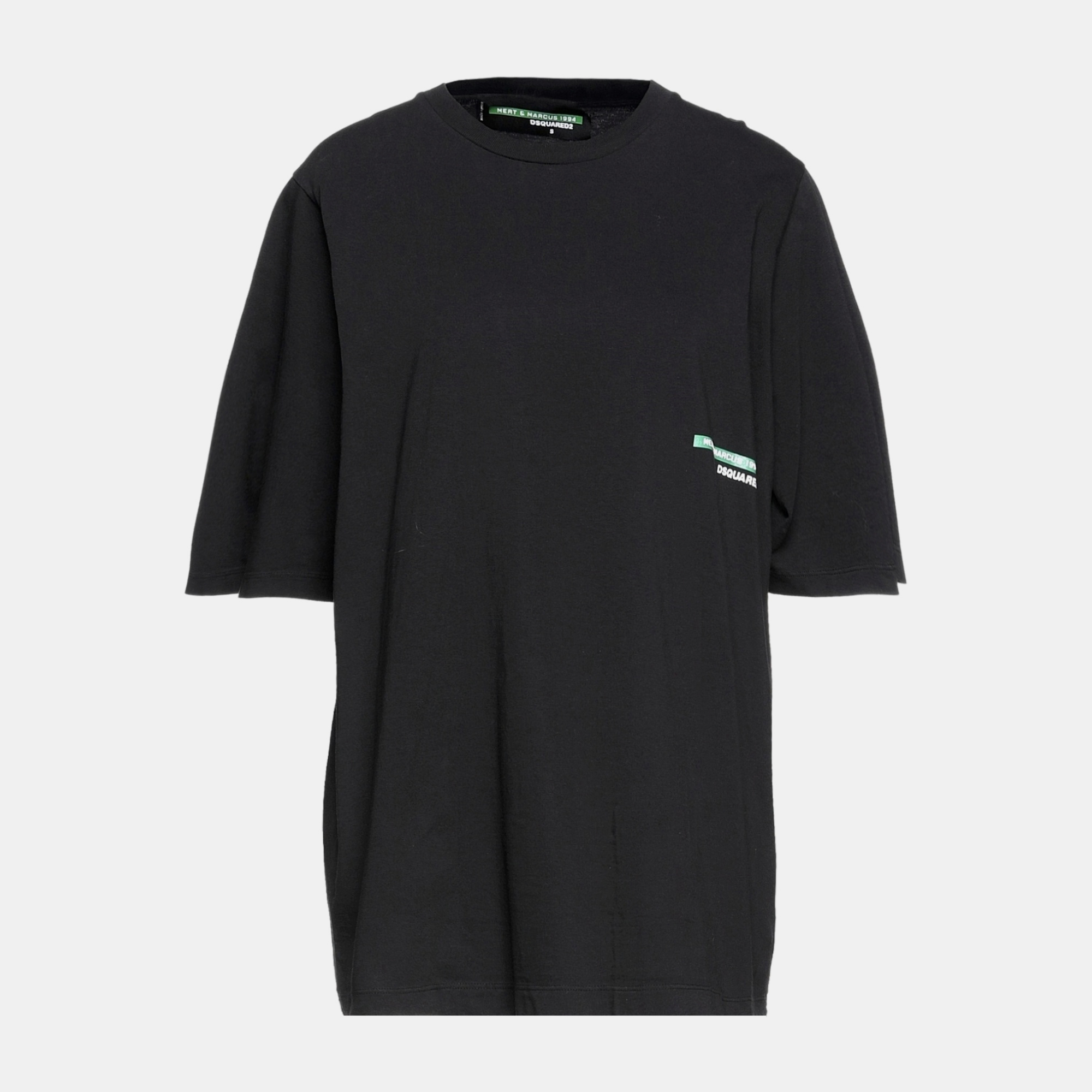 

Dsquared2 Black Jersey Oversized T-Shirt