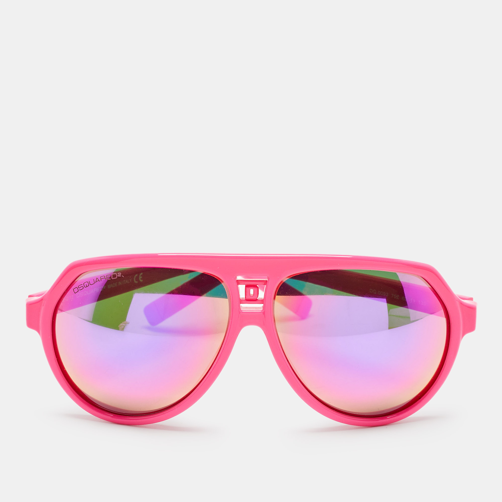 

Dsquared2 Pink Mirrored DQ0093 75Z Aviator Sunglasses