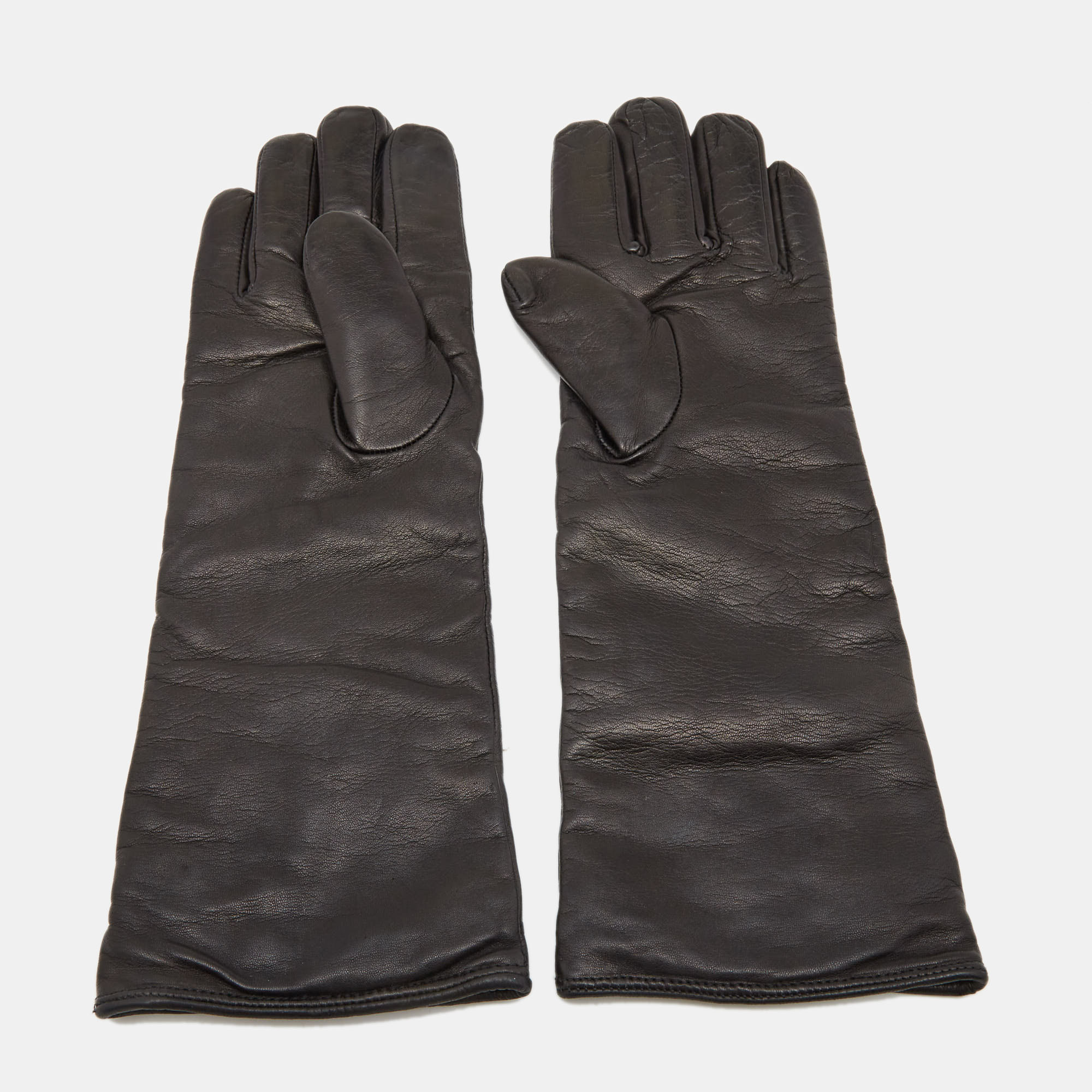 

Dsquared2 Black Leather Gloves