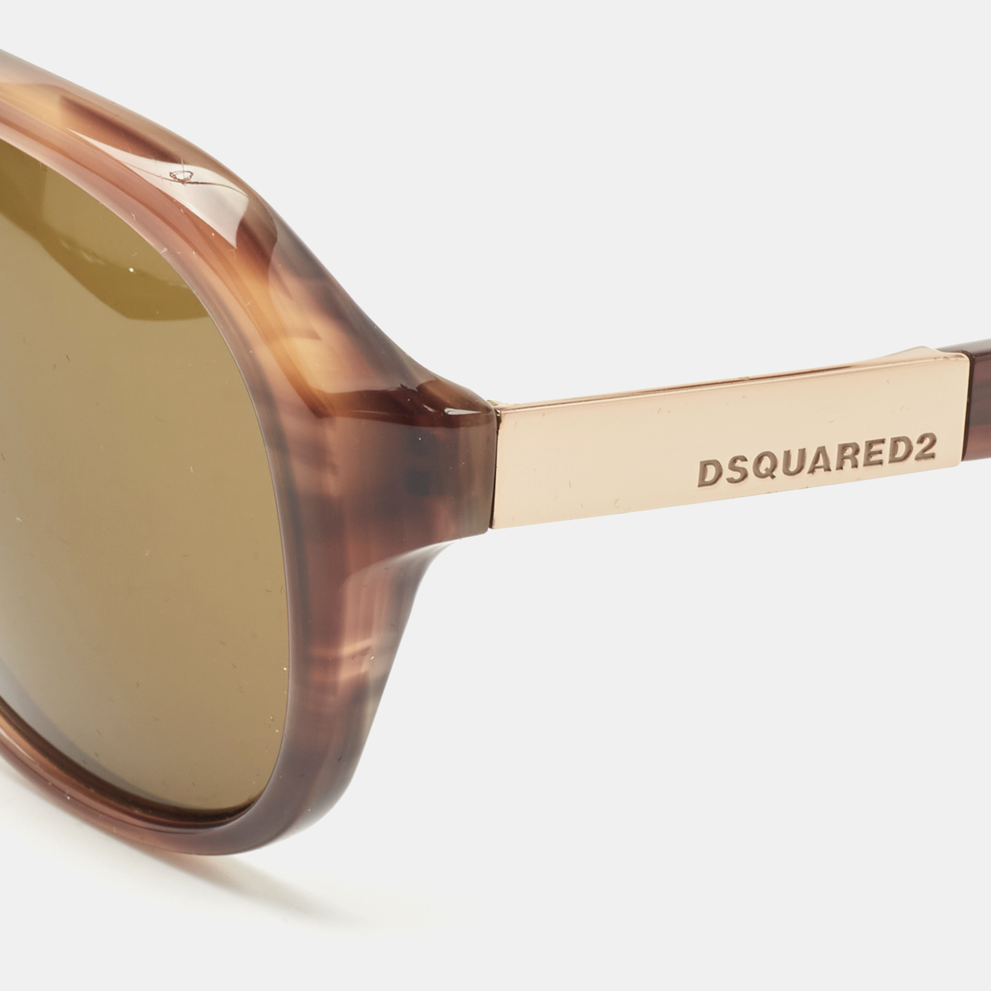 

Dsquared2 Light Brown Rob Aviator Sunglasses